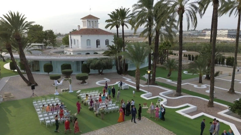 La ceremonia en El Jardín de la Estación